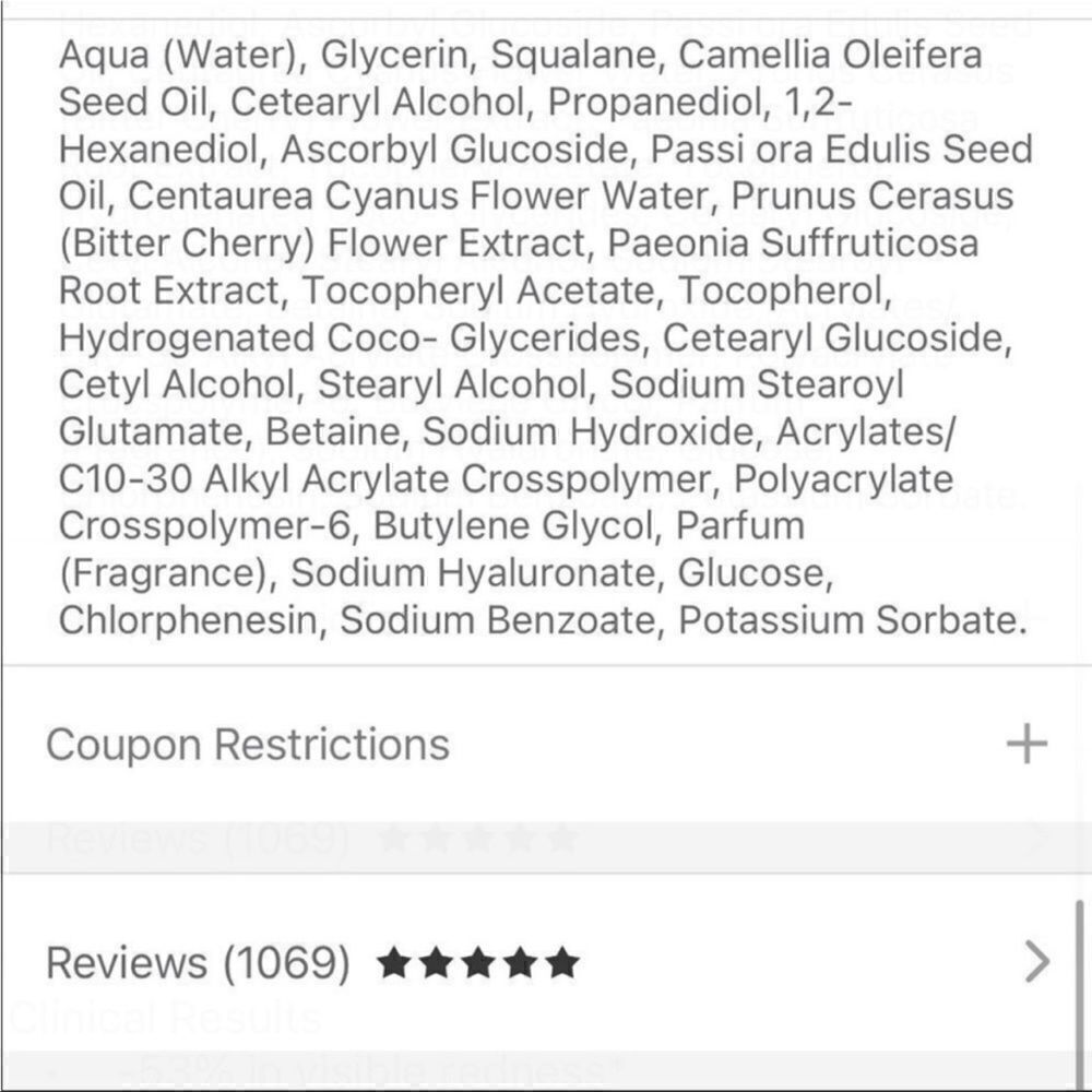 🌟$10 FRESH Floral Recovery Calming Mask - Picture 6 of 7